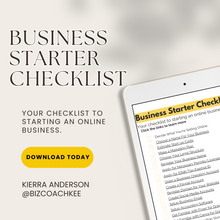Load image into Gallery viewer, Free - Business Starter Checklist