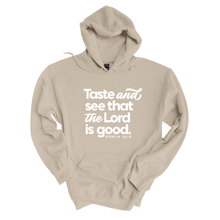 Load image into Gallery viewer, The Lord is Good Hoodie
