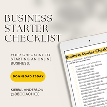 Load image into Gallery viewer, Free - Business Starter Checklist
